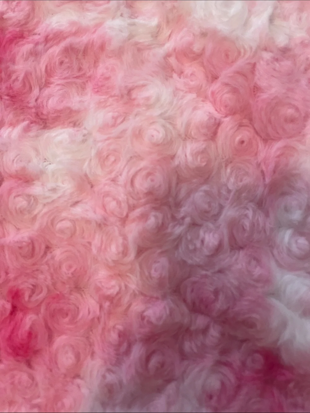 Pink Tie-Dye Faux Fur Accent Pillow Covers - Set of 2 nwt